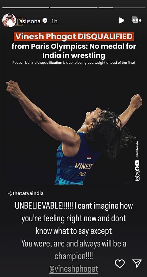 Sonakshi Sinha on her Instagram Stories